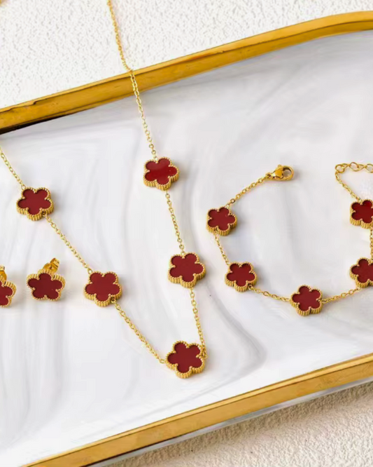 Conjunto trevo em Aço Inoxidável